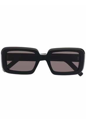 Saint Laurent Eyewear rectangular-frame sunglasses - Black