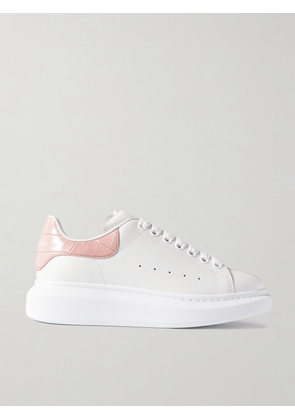 Alexander McQueen - Leather Exaggerated-sole Sneakers - White - EU 36,EU 36.5,EU 37,EU 37.5,EU 38,EU 38.5,EU 39,EU 39.5,EU 40,EU 40.5,EU 41