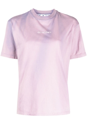 Off-White logo-print short-sleeve T-shirt - Pink