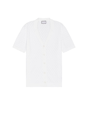 Runaway The Label Billie Shirt in White. Size M, XL/1X.