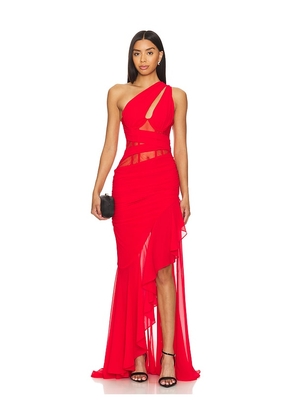 NBD Christian Gown in Red. Size M, S, XL, XS, XXS.