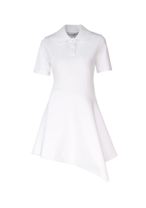 J.w. Anderson Asymmetric Dress With Polo-Style Collar