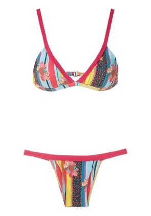 Amir Slama printed bikini set - Multicolour