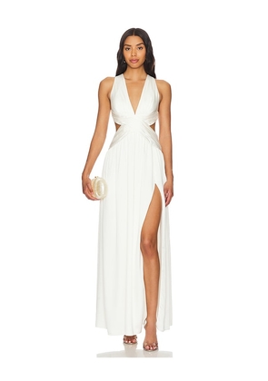 Katie May Annette Gown in Ivory. Size M, S, XS.
