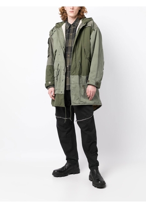Undercoverism deconstructed hooded parka - Green