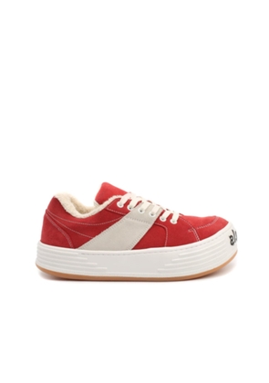Palm Angels Suede Logo Sneakers