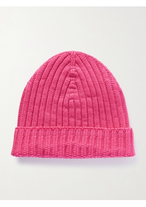 Barrie - + Sofia Coppola Ribbed Cashmere Beanie - Pink - One size