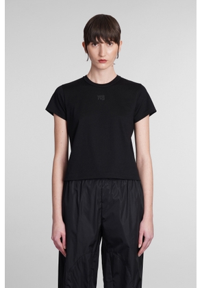 Alexander Wang T-Shirt In Black Cotton