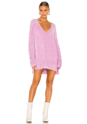 Show Me Your Mumu Cozy Forever Sweater in Purple. Size XL, XS.