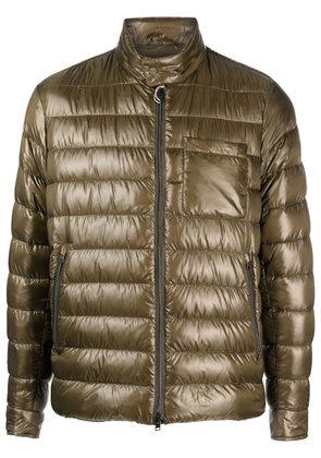 Herno quilted zip-up padded jacket - Green