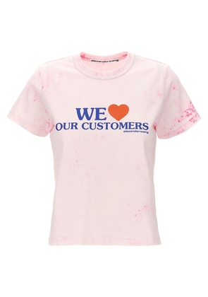 Alexander Wang Love Our Customers Shrunken T-Shirt