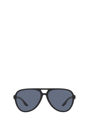 Prada Linea Rossa Ps 06Ws Black Rubber Sunglasses