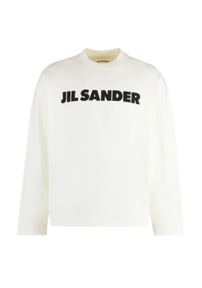 Jil Sander Long Sleeve Cotton T-Shirt