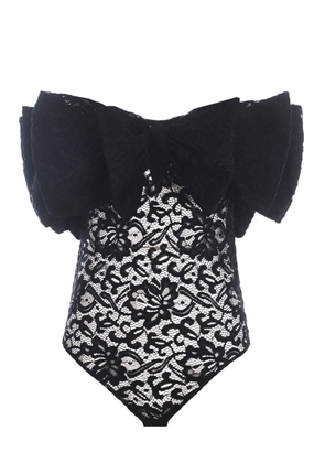 Rotate By Birger Christensen Lace Bow Bodysuit