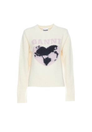Ganni Graphic Soft Wool Sweater