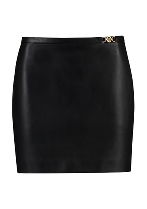 Versace Leather Mini Skirt