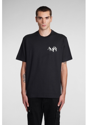 Amiri T-Shirt In Black Cotton