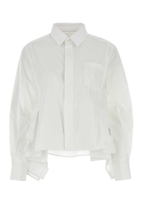 Sacai White Cotton Shirt