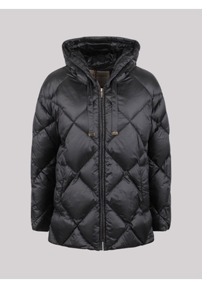Max Mara The Cube Reversible Down Jacket In Water-Resistant Canvas