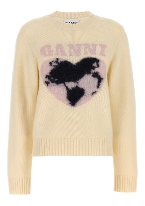 Ganni Logo Intarsia Sweater