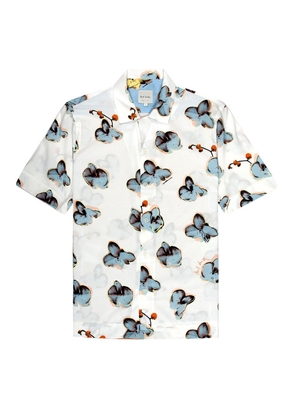 Ps By Paul Smith Orchid Printed Short-Sleeved Shirt Shirt