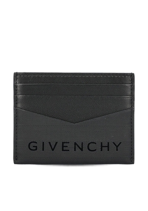 Givenchy Black 4G Nylon Card Holder