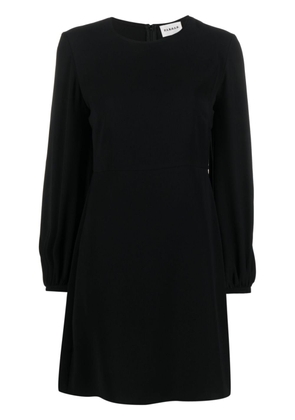 P.A.R.O.S.H. long-sleeved A-line mini dress - Black