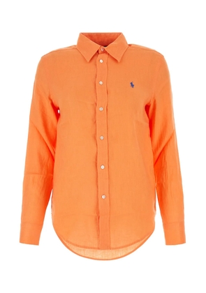 Ralph Lauren Orange Linen Shirt