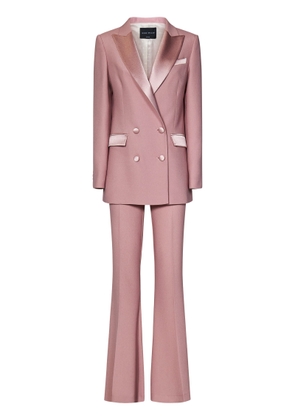 Hebe Studio The Powder Pink Cady Bianca Suit