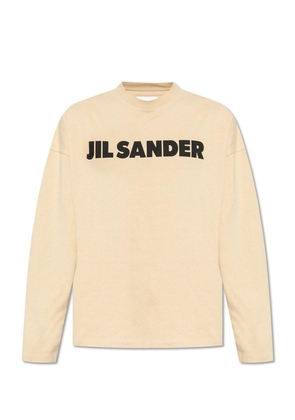 Jil Sander Logo Printed Long-Sleeved T-Shirt