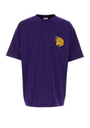 Vetements Purple Cotton T-Shirt
