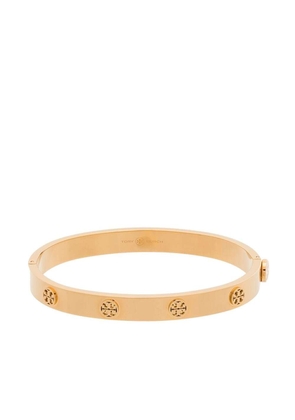 Tory Burch Gold-Colored Steel Bracelet With Logo