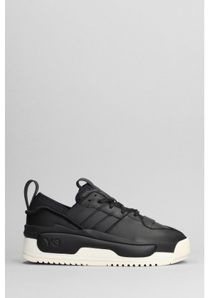 Y-3 Rivalry Sneakers In Black Leather