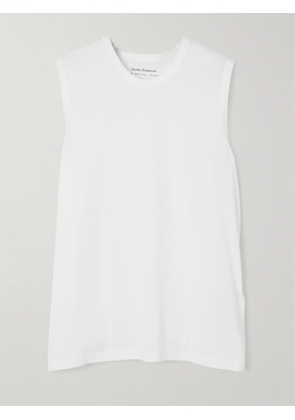 Another Tomorrow - Cotton-jersey Tank Top - White - x small,small,medium,large,x large