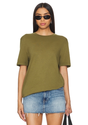 WAO The Standard Tee in Olive. Size M, S, XL.