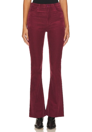 7 For All Mankind Ultra High Rise Skinny Boot in Burgundy. Size 30, 32, 33, 34.