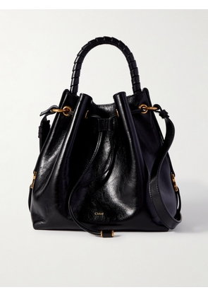 Chloé - Marcie Leather Shoulder Bag - Black - One size