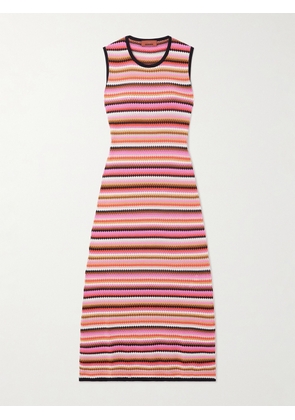 Missoni - Striped Cotton-blend Crochet-knit Midi Dress - Multi - IT36,IT38,IT40,IT42,IT44,IT46,IT48,IT50