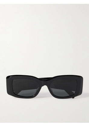 CELINE Eyewear - Triomphe Oversized Square-frame Acetate Sunglasses - Black - One size