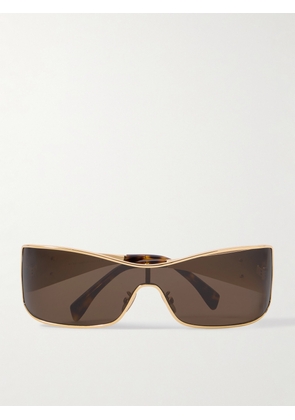 CELINE Eyewear - Rectangular-frame Gold-tone Sunglasses - One size