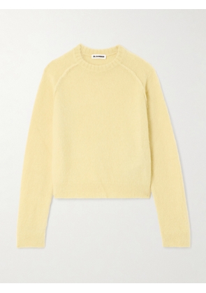 Jil Sander - Brushed Wool, Mohair And Silk-blend Sweater - Neutrals - FR34,FR36,FR38,FR40,FR42,FR44