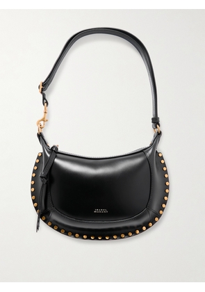 Isabel Marant - Oskan Moon Studded Leather Shoulder Bag - Black - One size