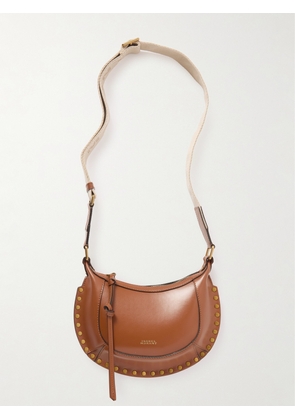 Isabel Marant - Mini Moon Studded Leather Shoulder Bag - Brown - One size