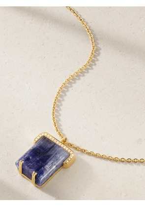 JIA JIA - Jumbo Crown 18-karat Gold, Tanzanite And Diamond Necklace - Blue - One size