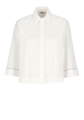 Peserico Plain Cotton Poplin Shirt
