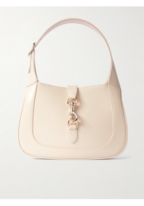 Gucci - Jackie Small Patent-leather Shoulder Bag - Ivory - One size