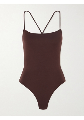 LOULOU STUDIO - Dionysos Stretch Swimsuit - Burgundy - x small,small,medium,large,x large