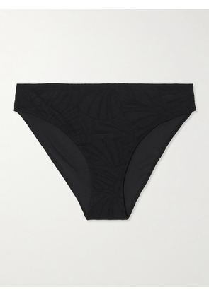 LOULOU STUDIO - Hephaistos Stretch-cloqué Bikini Briefs - Black - x small,small,medium,large,x large