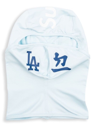 Supreme x MLB Kanji Teams 'Los Angeles Dodgers - Pale Blue' lightweight balaclava