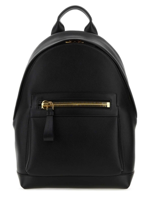 Tom Ford Black Leather Backpack